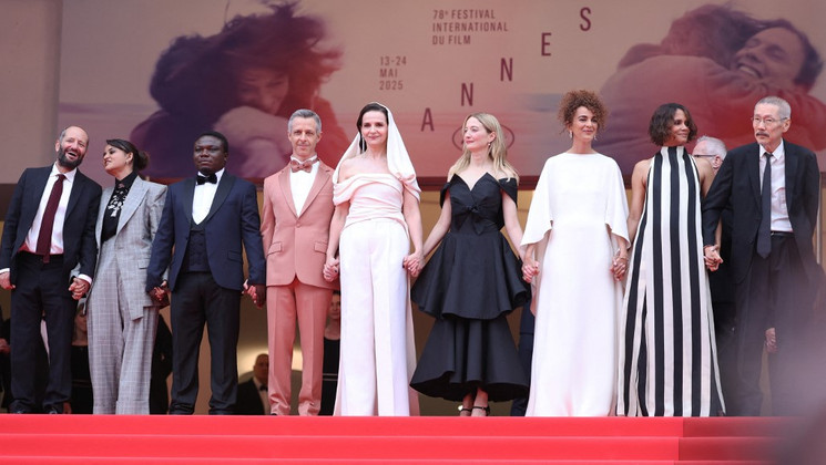The Jury presided by Juliette Binoche - Opening ceremony of the 78th Festival de Cannes © Sameer AL-DOUMY / AFP